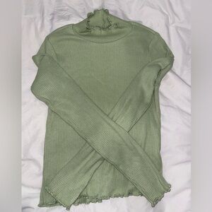 American Eagle Outfitters Sage Ribbed Sweater
